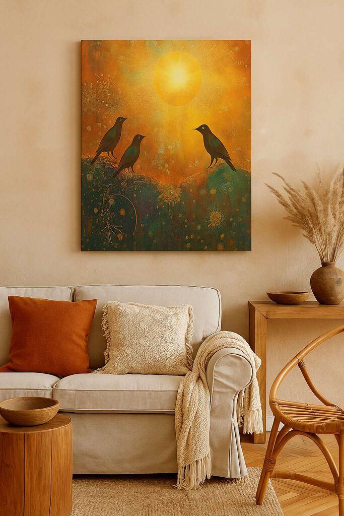 Wallity Dekorativna slika na platnu, 50x70cm, Šareno