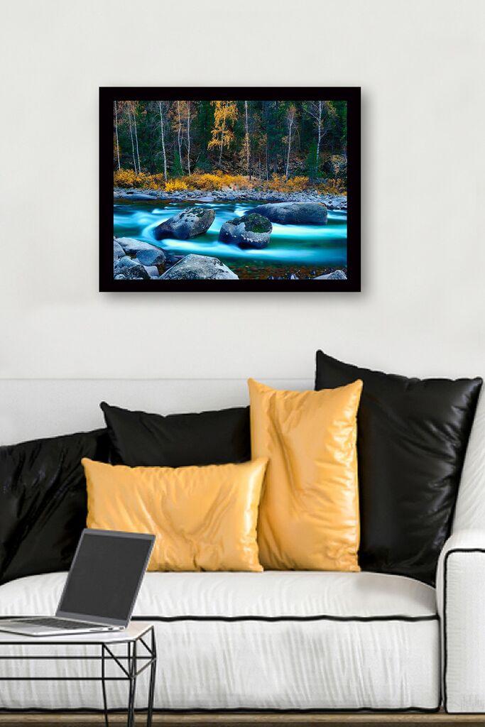 Wallity Dekorativna uramljena slika, 41x56cm, Šarena