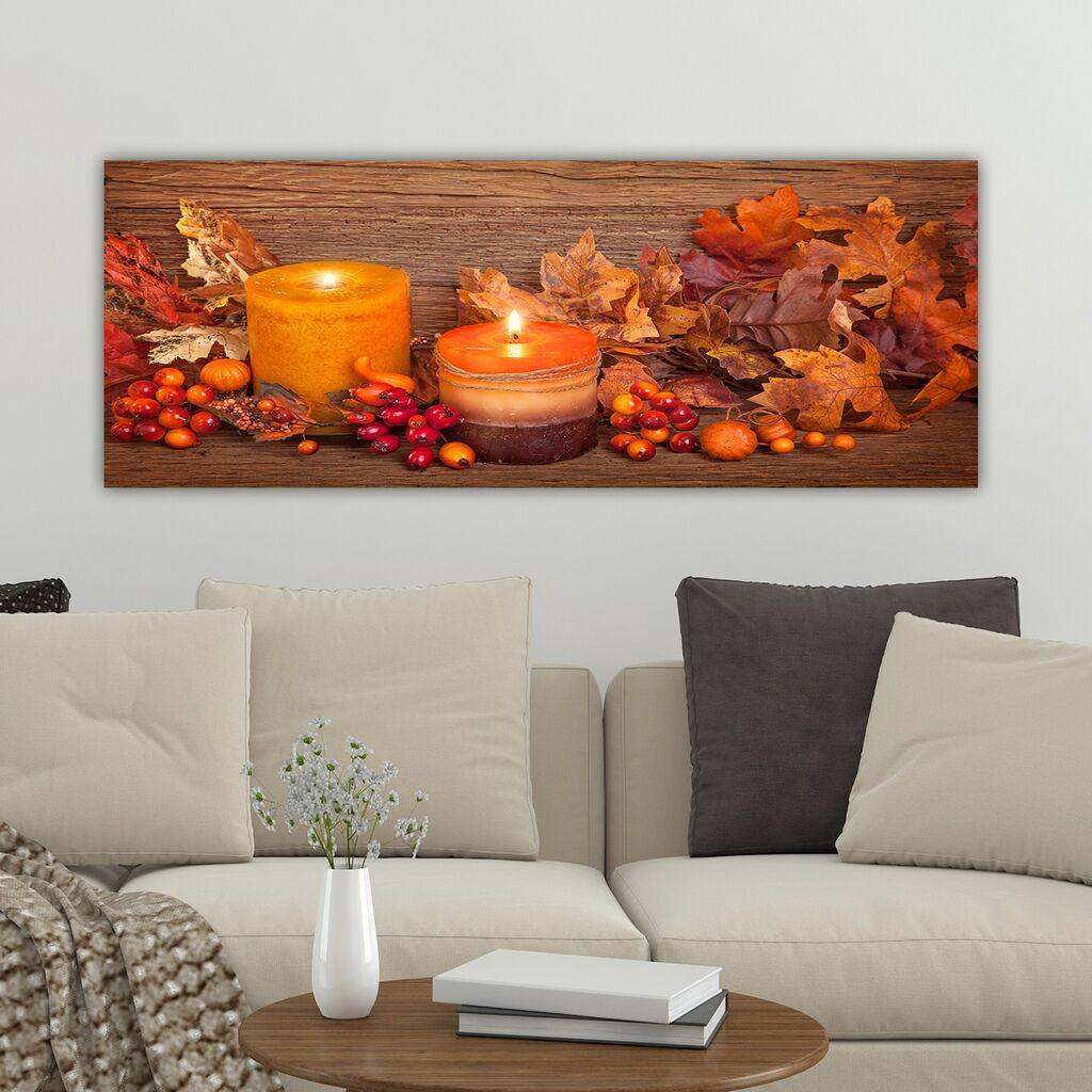 Wallity Dekorativna slika na platnu, 30x80cm, Šareno