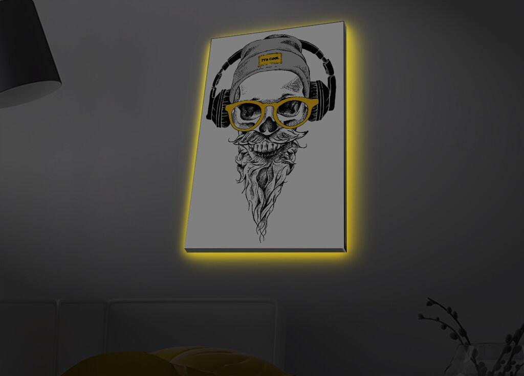 Zidna slika sa LED osvetljenjem 4570MDACT-073, 45x70 cm