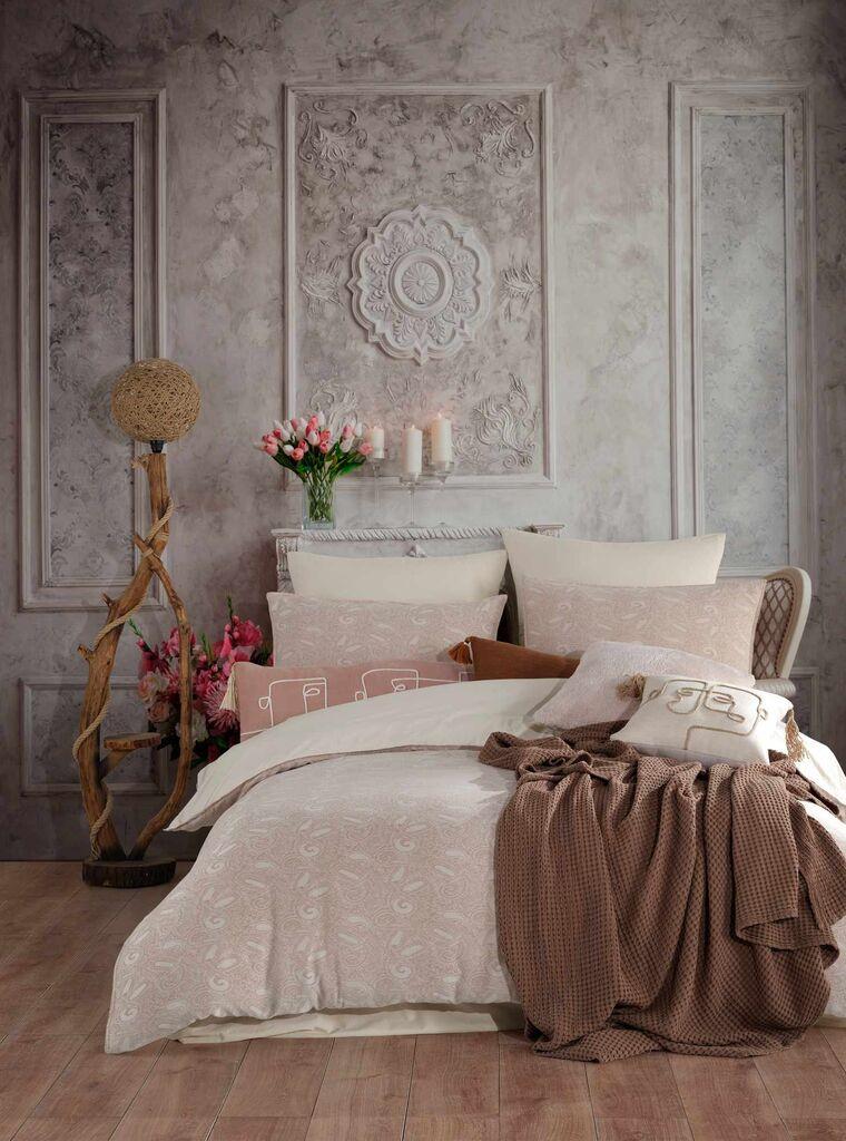 L'essentiel Maison set posteljine, 200x220cm, krem