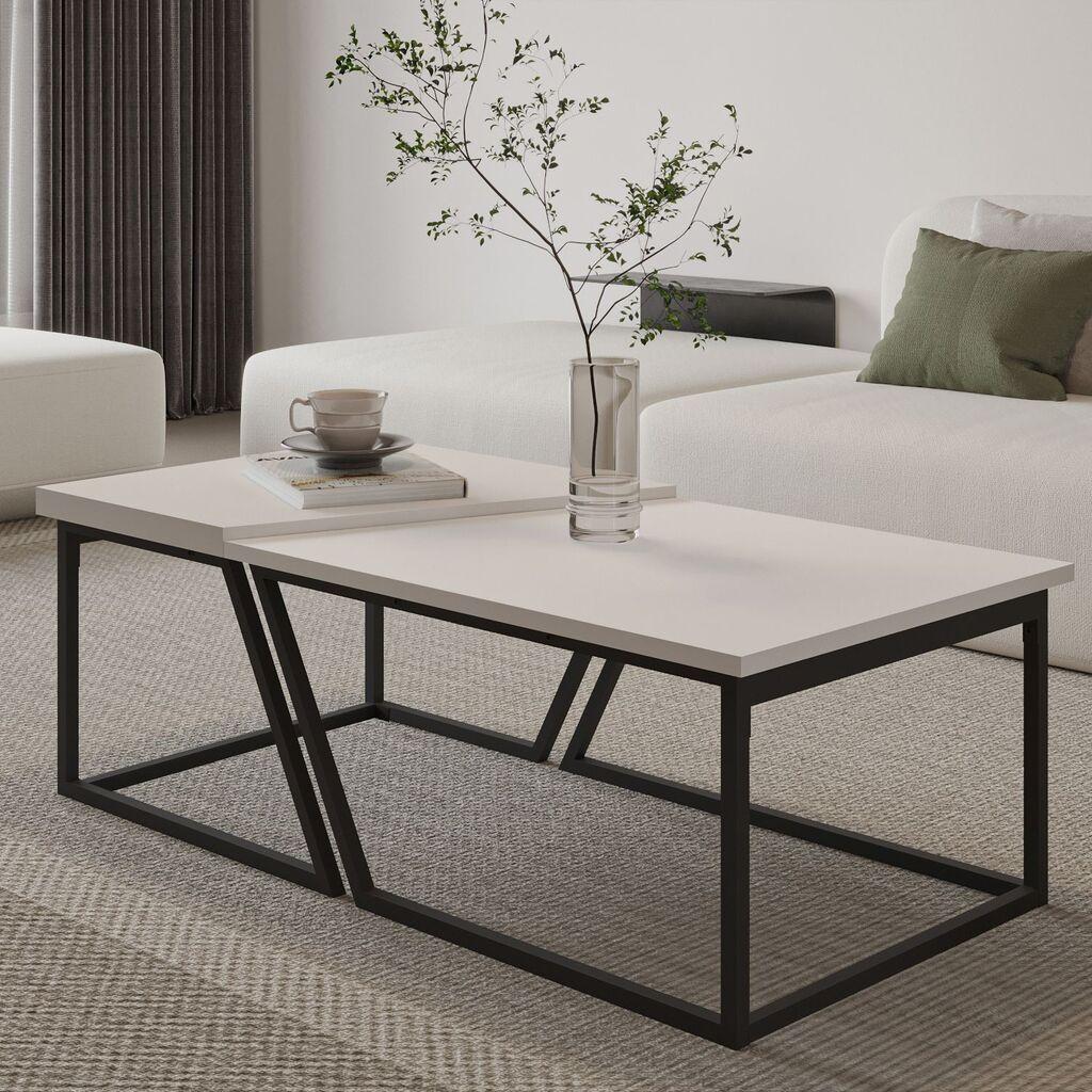 Hanah Home Verona set stolova za dnevni boravak P0024623, bijela