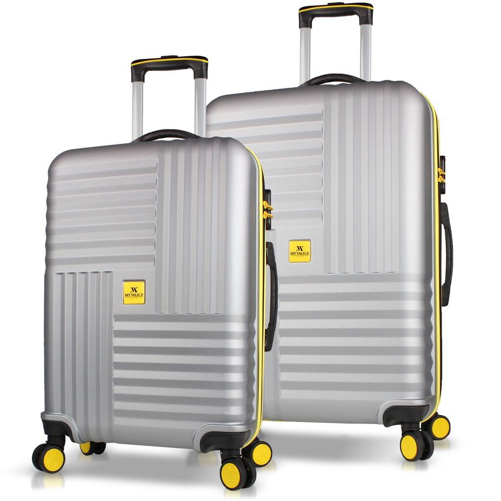 MyValice Set kofera 8395, 2 dijela, Sivi