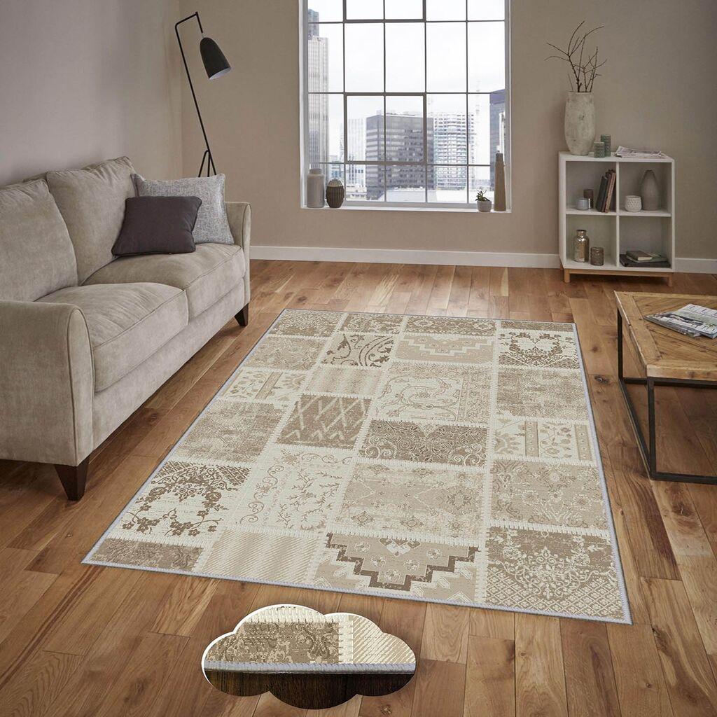 Conceptum Hypnose Tepih Eexfab1121, Pravougaoni, 80 x 200 cm, Krem