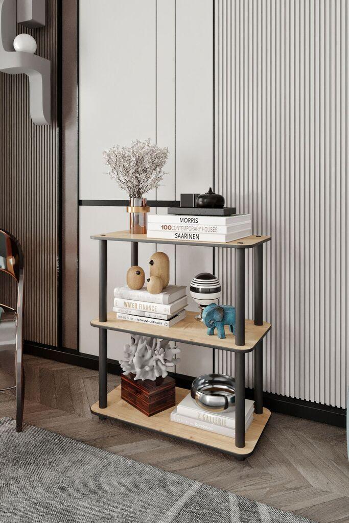 Hanah Home polica za knjige, 30x72x60 cm, boje hrasta
