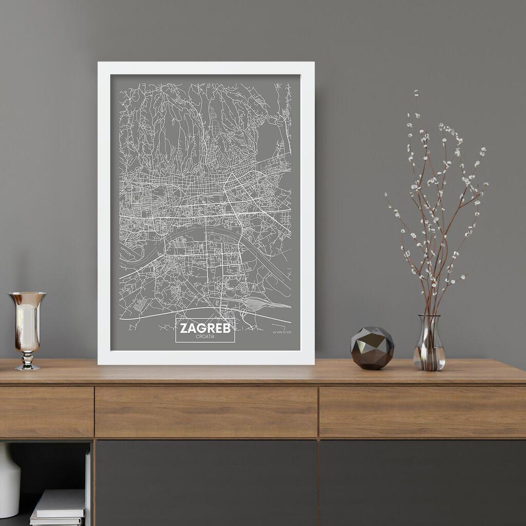 Wallity Dekorativna slika na platnu, 40x55cm, Šareno