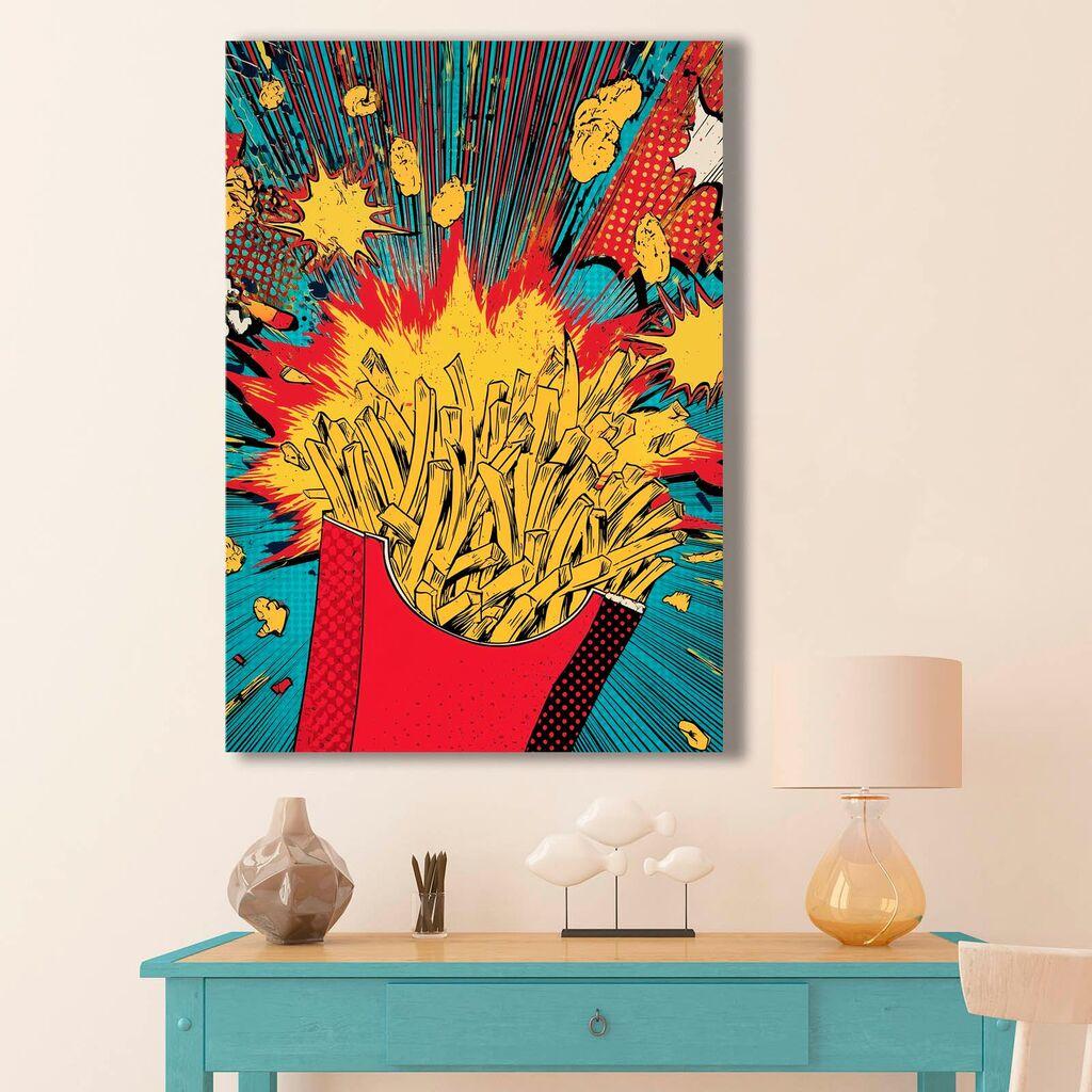 Wallity Dekorativna slika na platnu, 70x100cm, Šareno