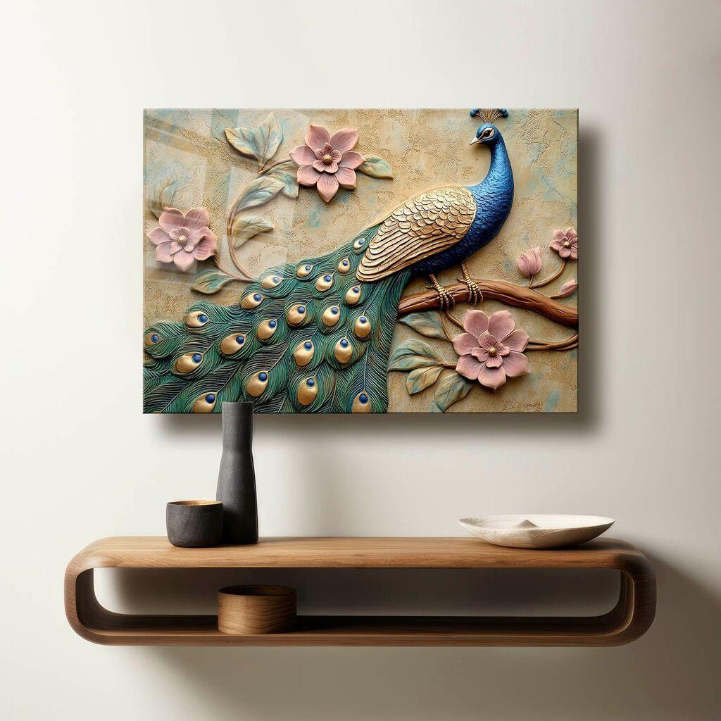 Wallity Dekorativna slika na kaljenom staklu, 40x60cm, Šareno