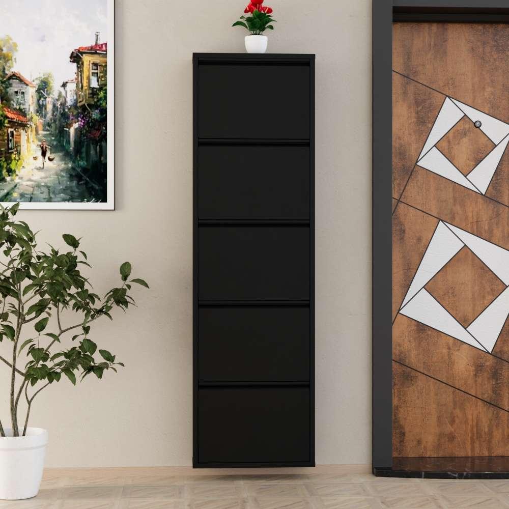Hanah Home Stalak za cipele, 50x169x15 cm, Crni