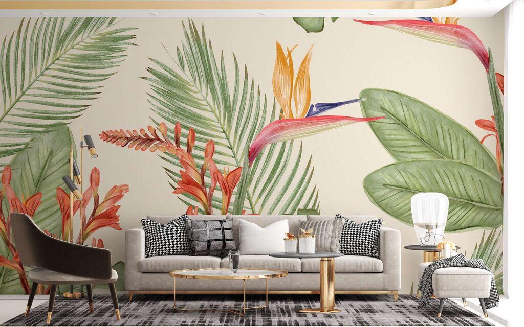 Wallity Tapeta za zid MDK-00161, 100x100 cm, Šarena