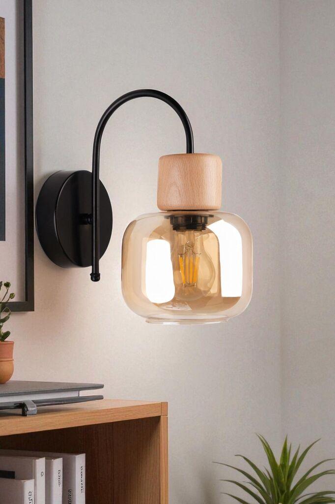 Opviq Zidna lampa 9068-1A, Crna