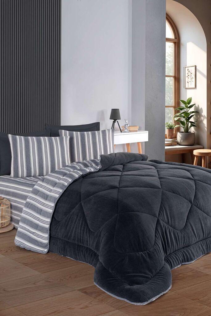 L'essentiel Maison Set jastučnica Soft Line, 50x70 cm, 2 komada, Antracit