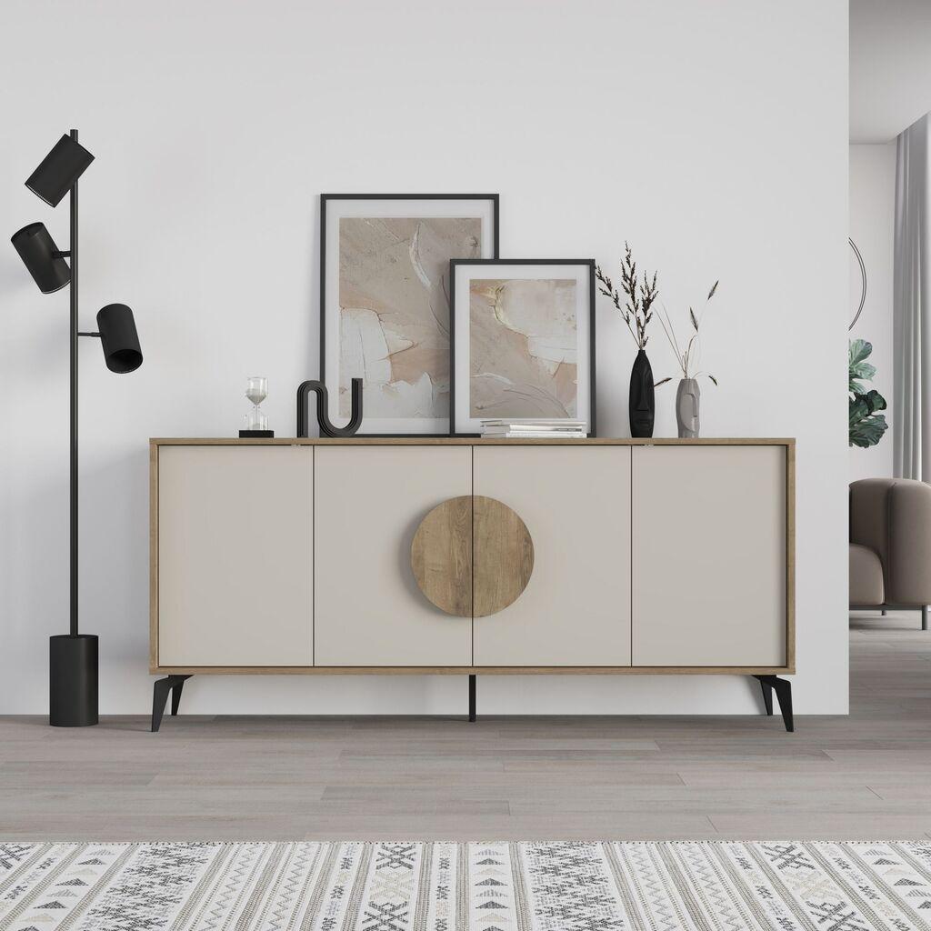 Hanah Home Komoda s ladicama, 180x82x35.6 cm, Bež