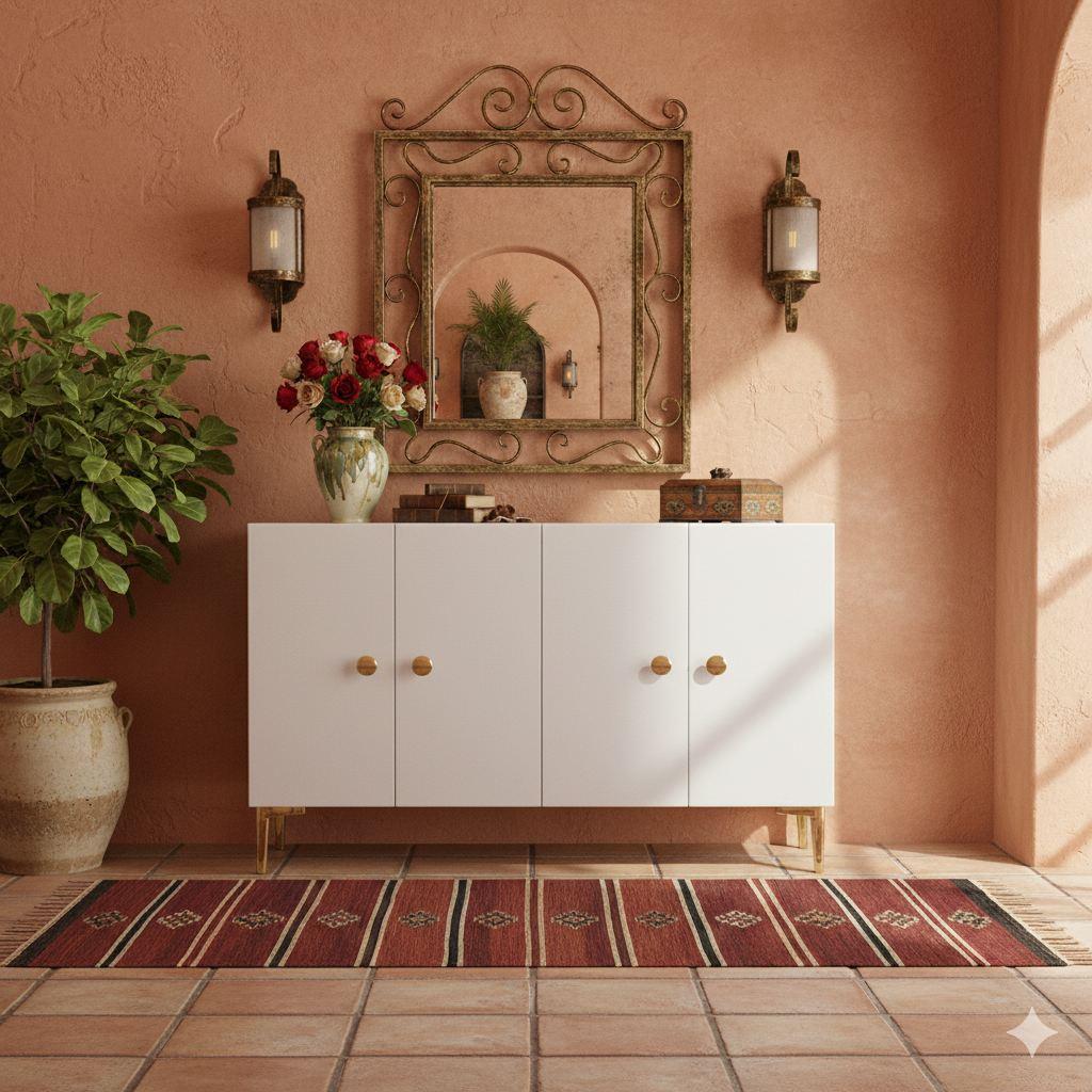 Hanah Home Komoda s ladicama, 120x75x32cm, Bijela