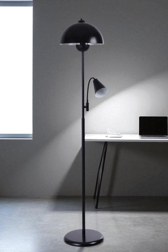 Opviq podna lampa Devin, crna
