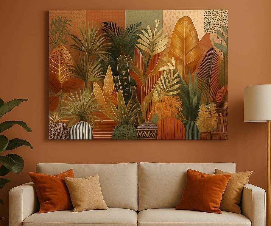 Wallity Dekorativna slika na platnu, 70x100cm, Šareno