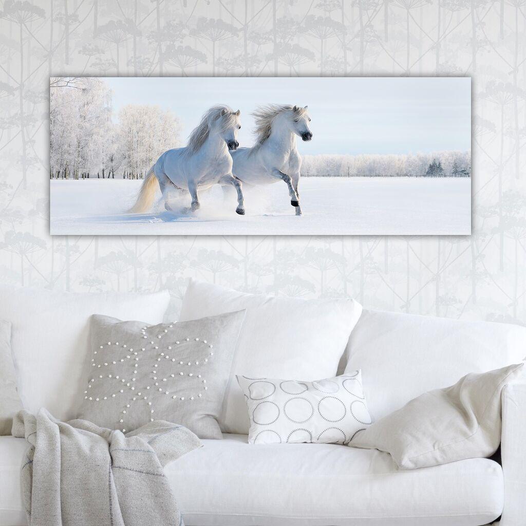 Wallity Dekorativna slika na platnu, 30x80cm, Šareno