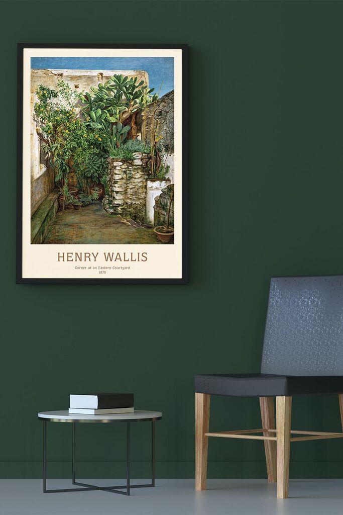 Wallity Dekorativna uramljena slika, 33x48cm, Šarena