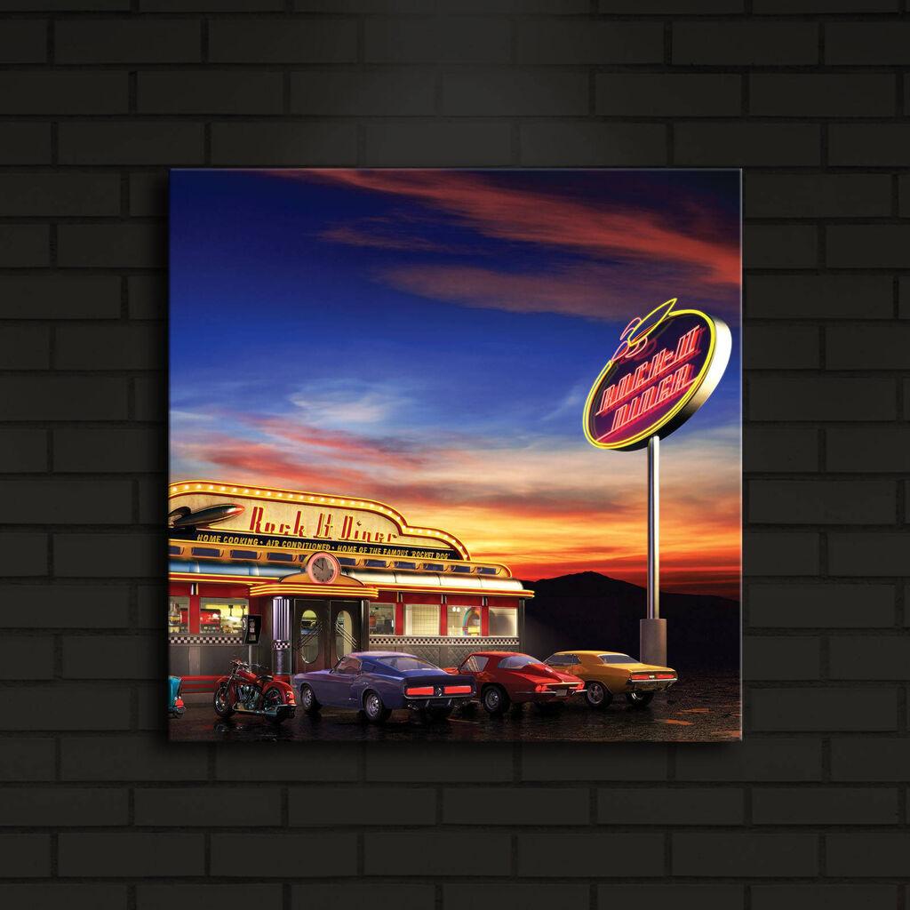 Zidna slika sa LED osvjetljenjem 4040IACT-24, 40x40 cm