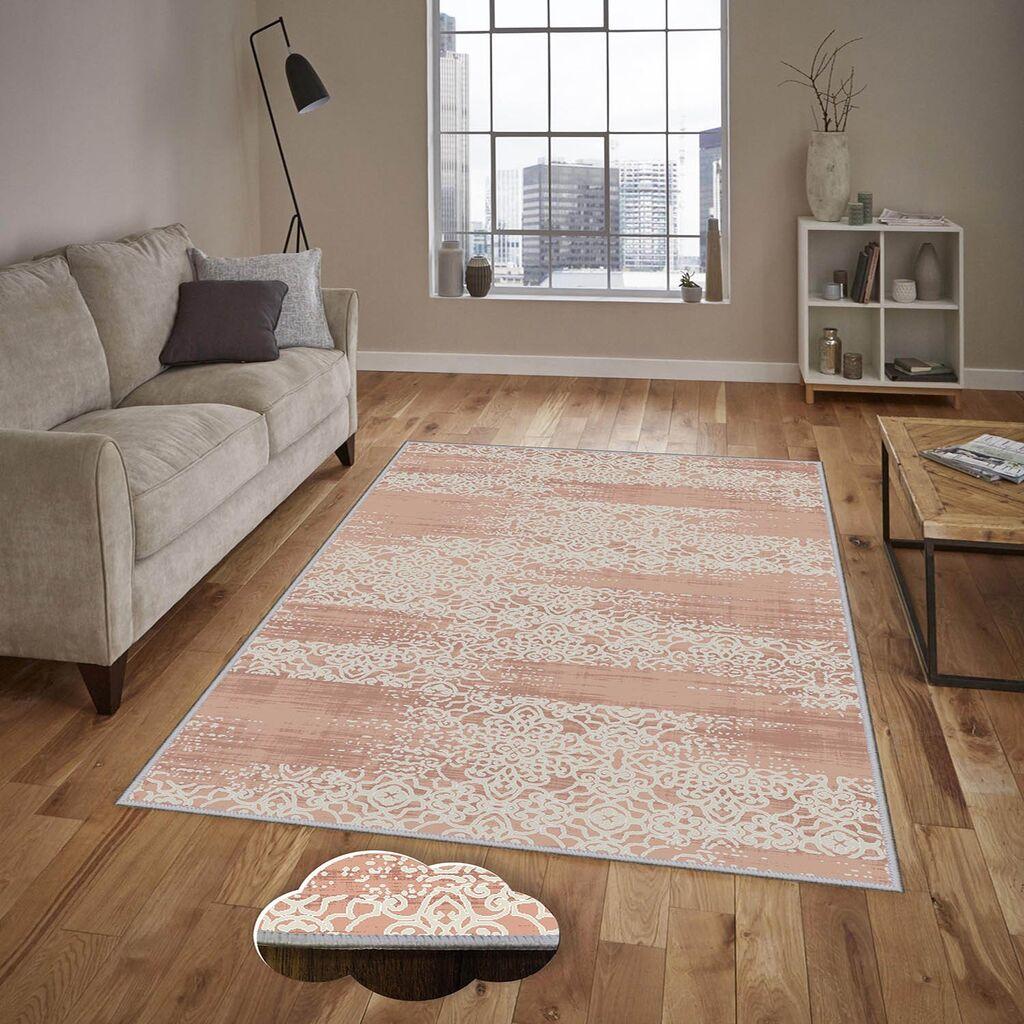 Conceptum Hypnose tepih Eexfab1131, pravougaoni, 180 x 280 cm, krem-roza