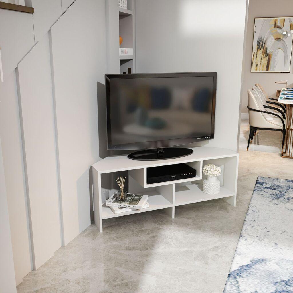 Hanah TV komoda Maldivi, 120x46,8x35 cm, bijela