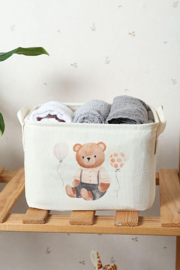 Aberto Design korpa za odlaganje YLC-S091, 25x15x18cm, bež