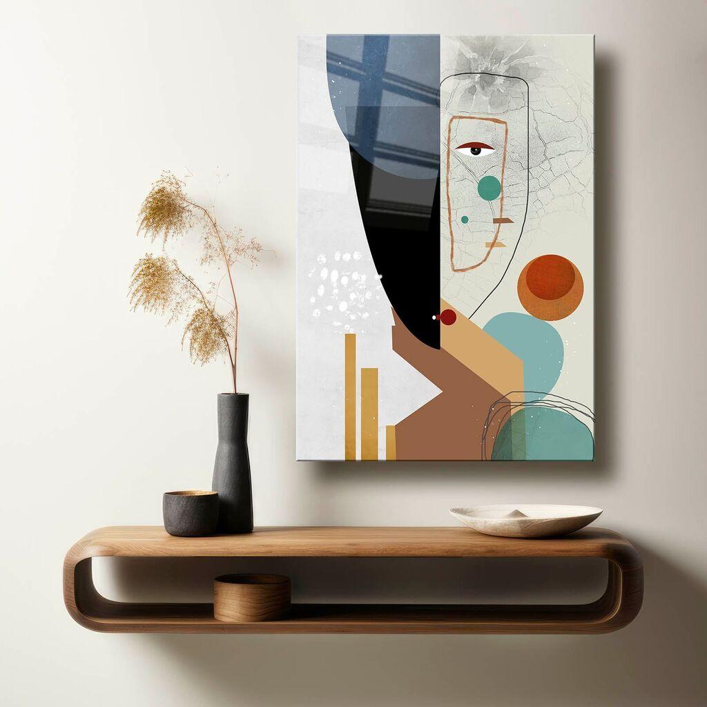 Wallity Dekorativna slika na kaljenom staklu, 50x70cm, Šareno