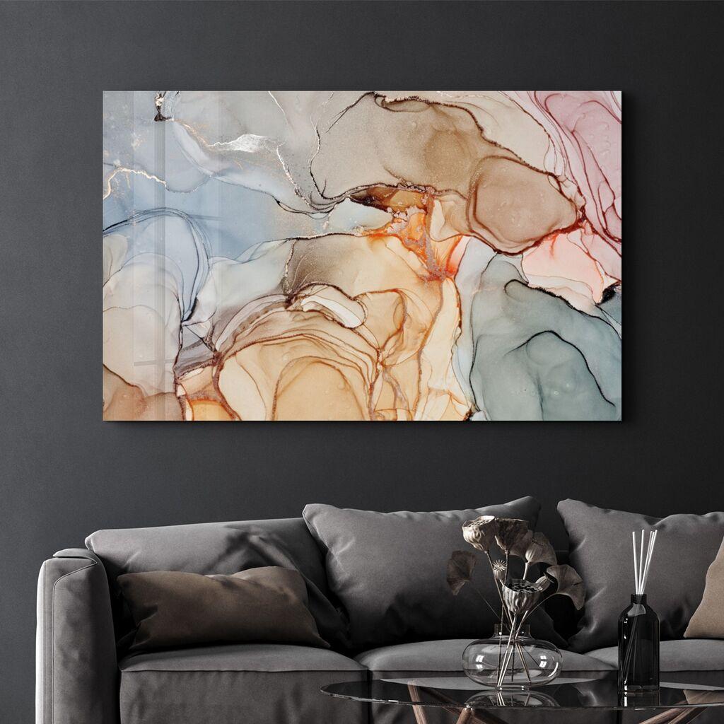 Wallity Dekorativna slika na kaljenom staklu, 70x110cm, Šareno