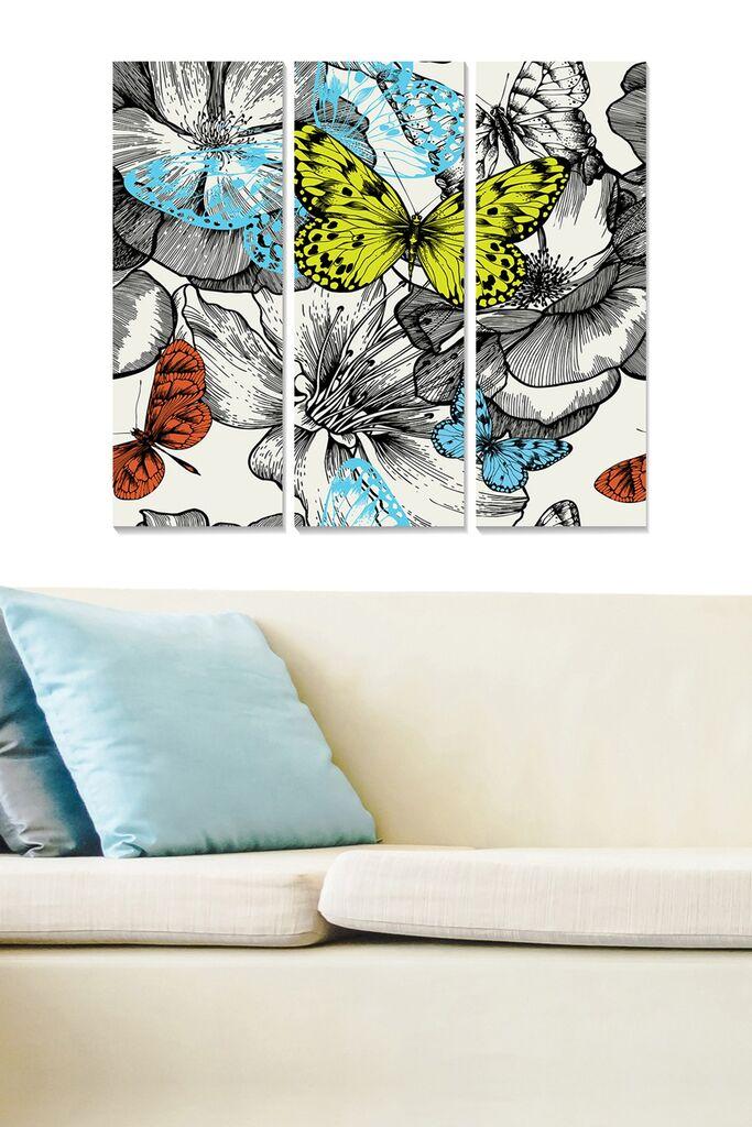 Set slika Wallity MDF13974713, 3 dijela