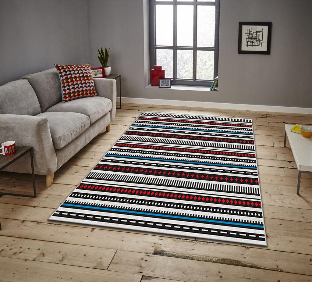 Conceptum Hypnose Tepih Asr Crpt-105, Pravougaoni, 140 x 220 cm, Šareni
