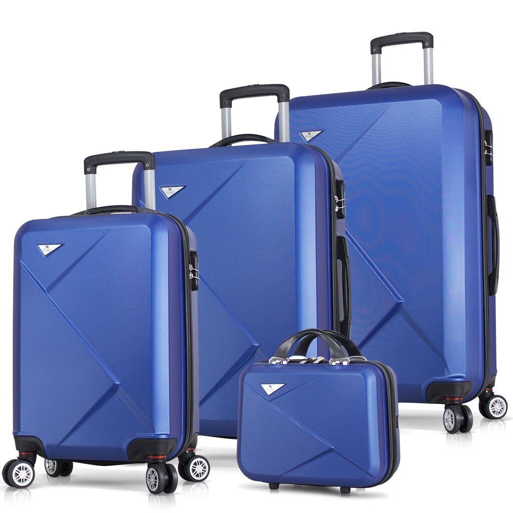 MyValice set kofera 1338, 4 dijela, plavi