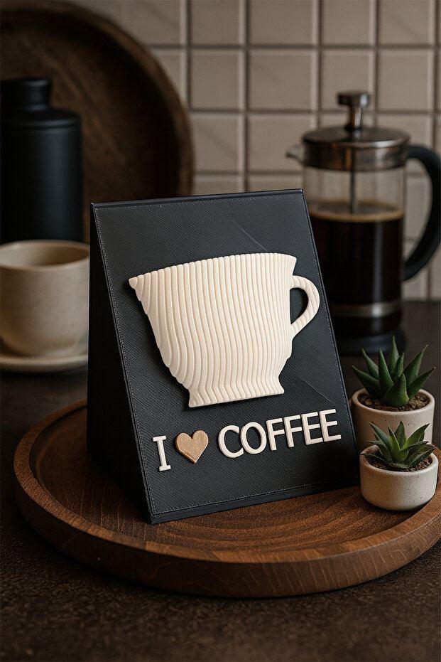 Aberto Design Dekorativni predmet Kutak za kafu, 12x8,5x14 cm, Bijela