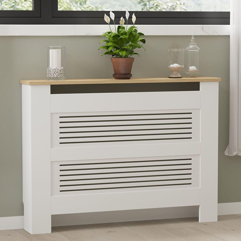 Hanah Home Maska za radijator Termora, 112x82x30 cm, Bijela