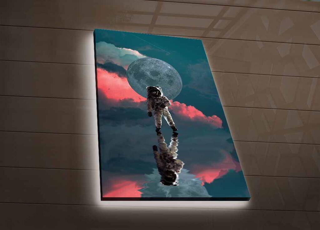 Zidna slika sa LED rasvjetom NASA-046, 45x70 cm