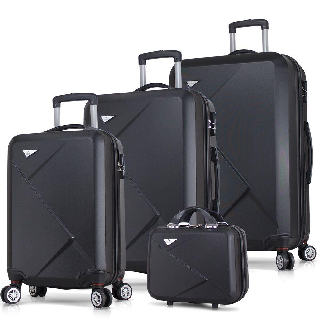 MyValice set kofera 1369, 4 dijela, crni