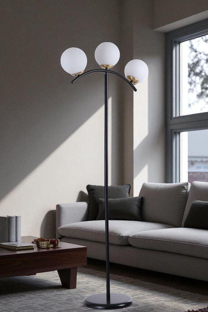 Opviq podna lampa 8943-3, crna