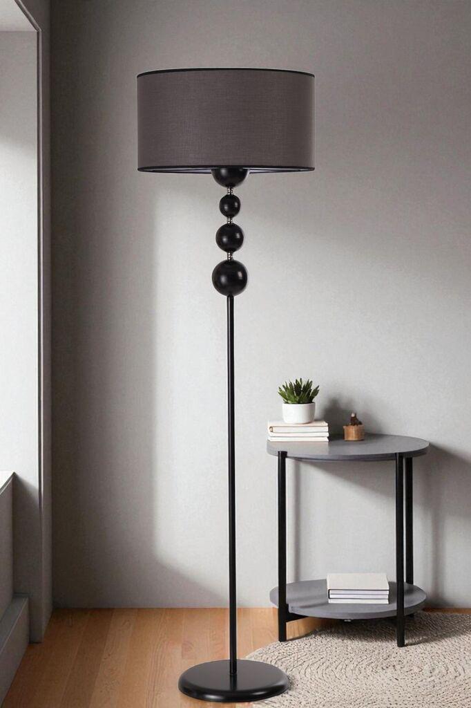 Opviq podna lampa Hayal, siva