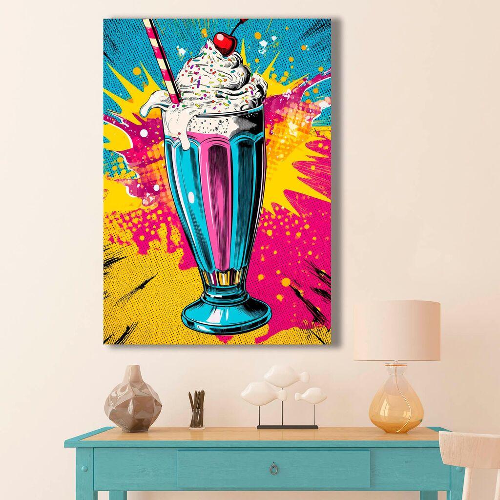 Wallity Dekorativna slika na platnu, 70x100cm, Šareno