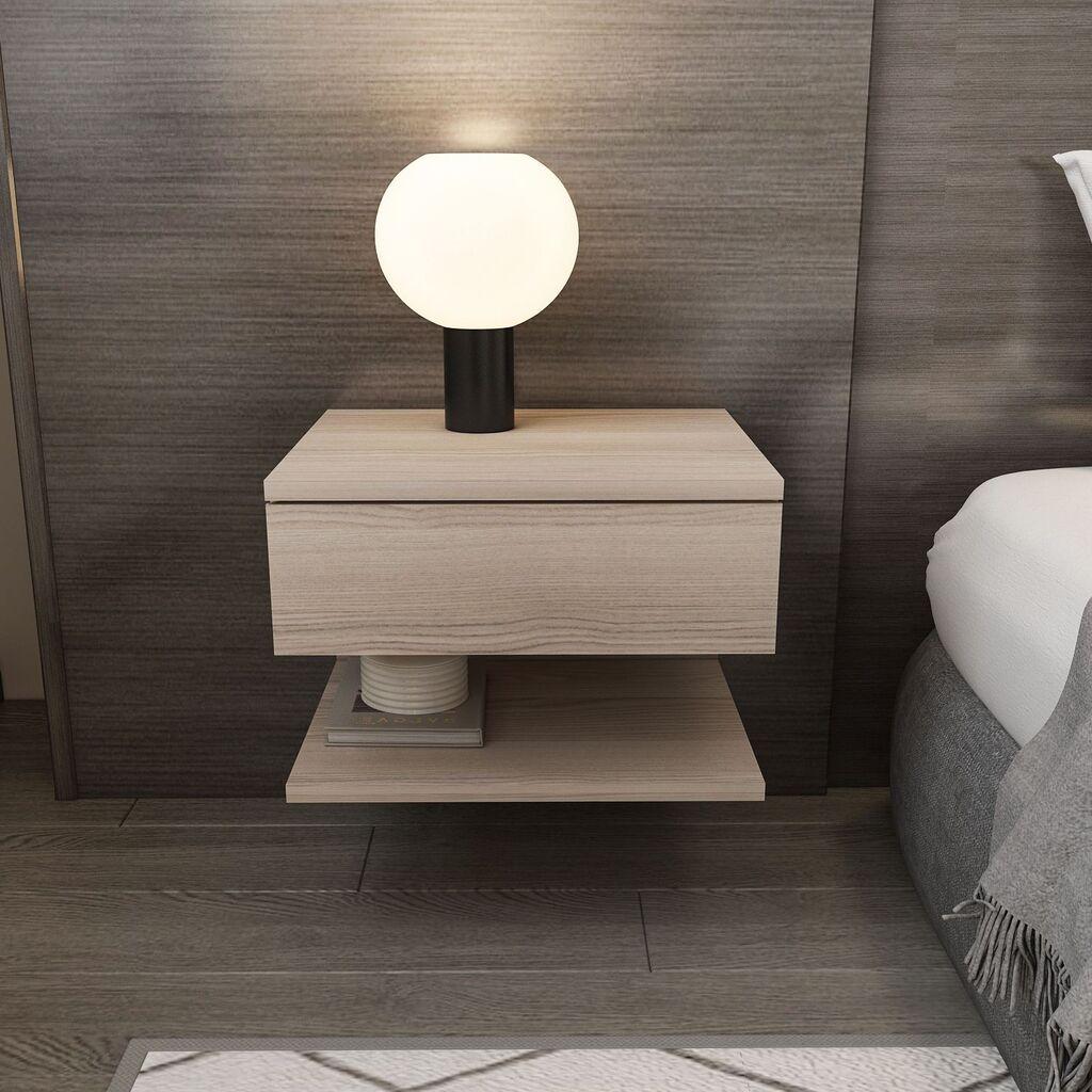 Hanah Home Noćni stočić Vivid, 45x31,4x36,8 cm, Bež