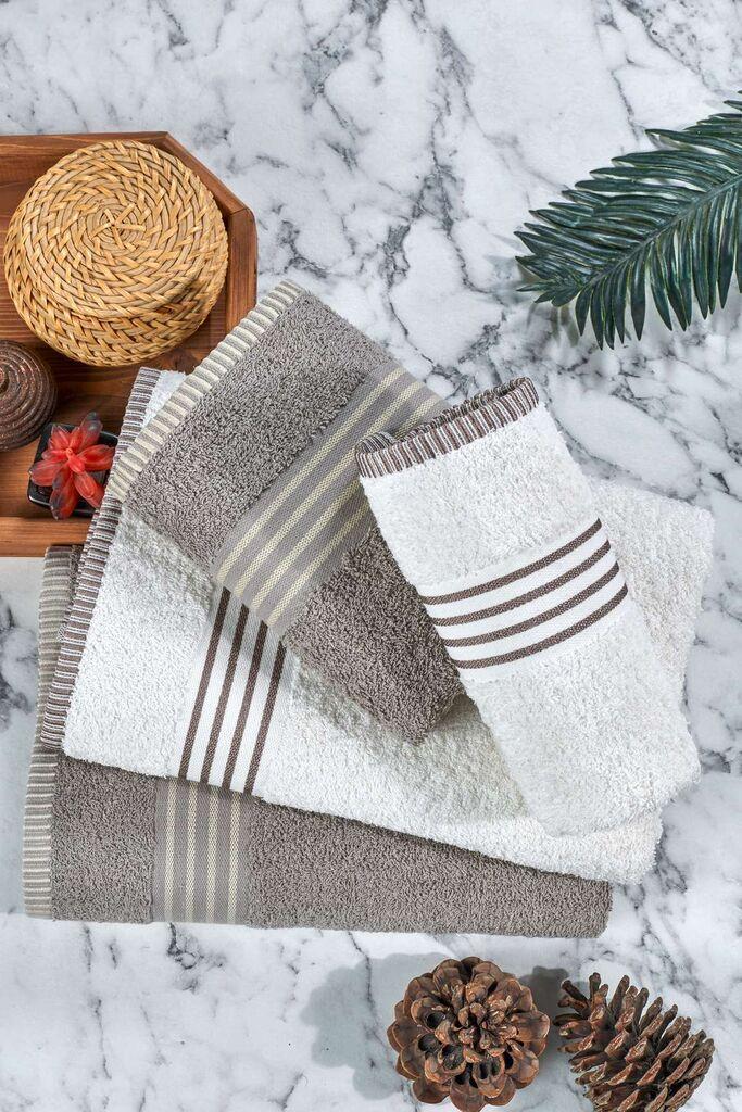 L'essentiel Maison set ručnika, 4 komada, bež