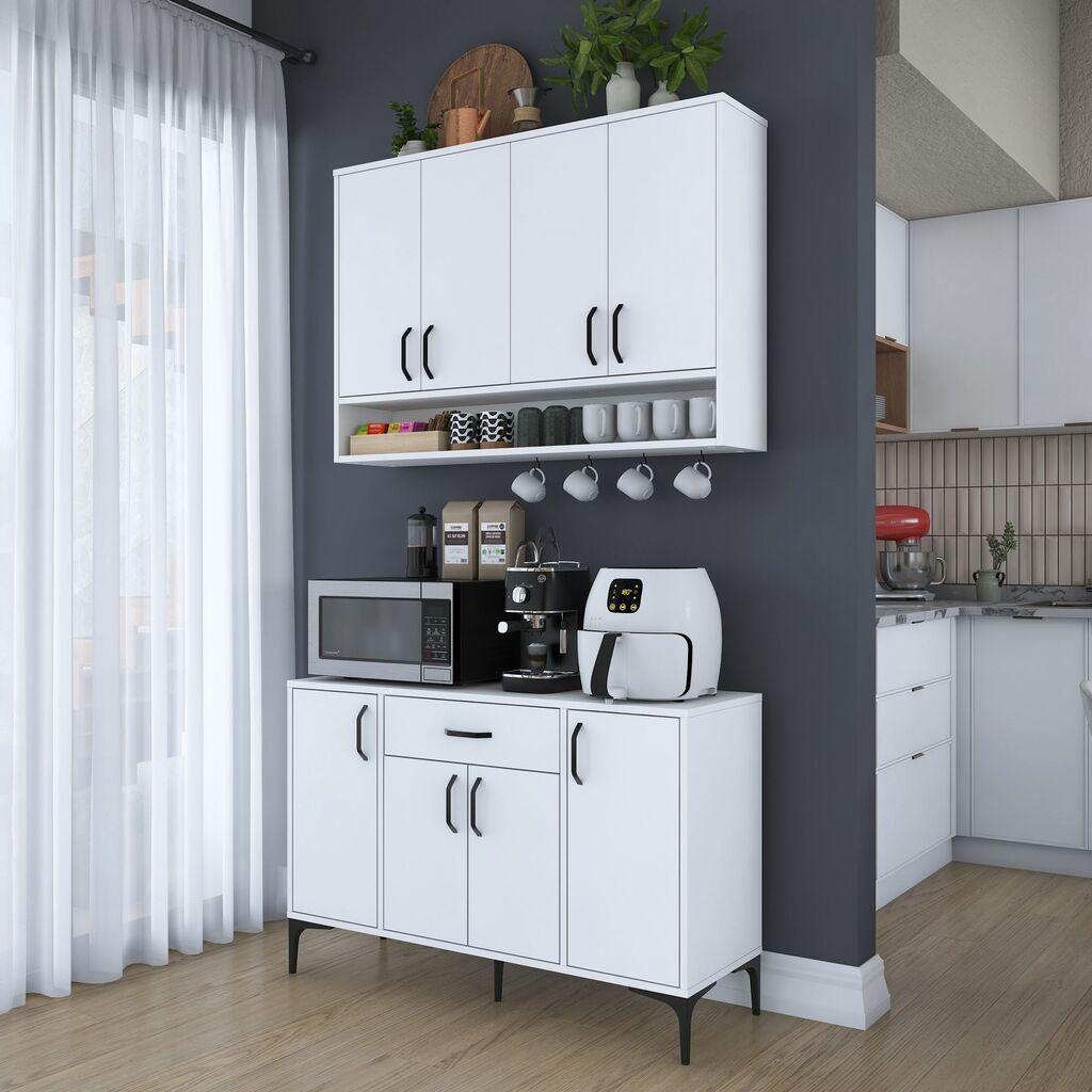 Hanah Home Kuhinjska polica JE205-3824, 120x160.4x40 cm, Bijela