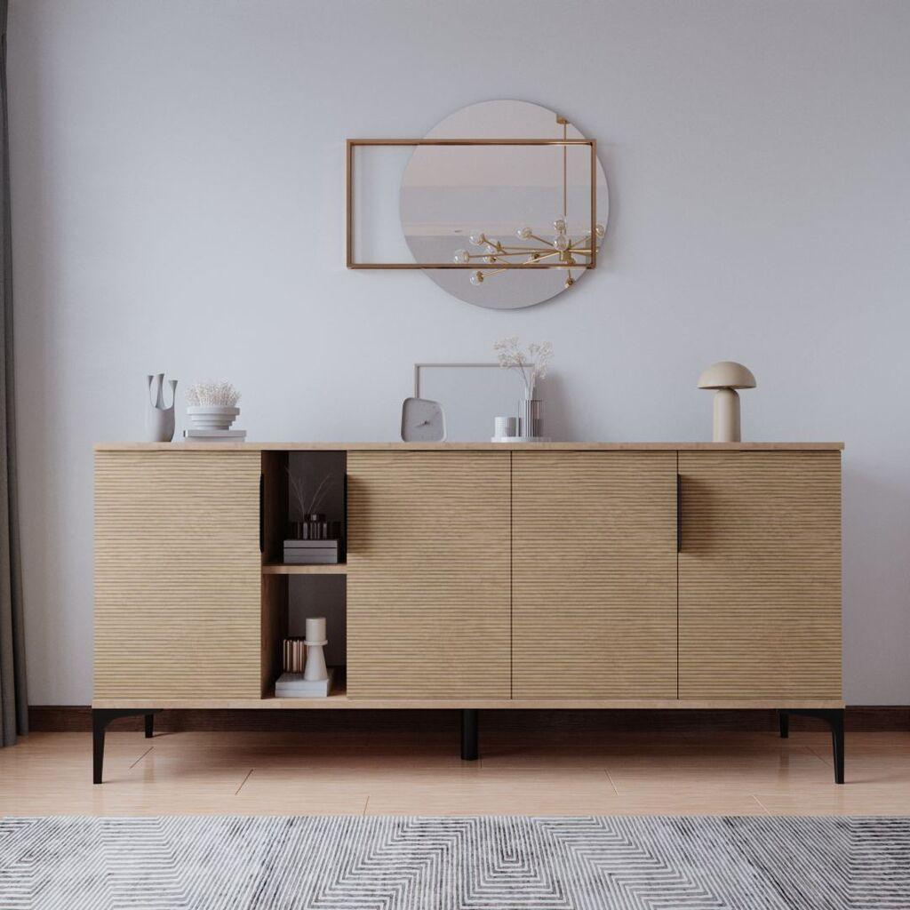 Hanah Home komoda s ladicama, bež