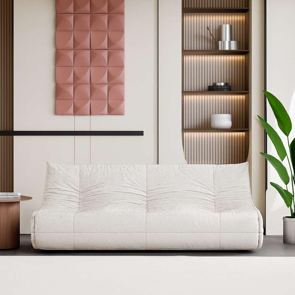 Atelier del Sofa Trosed Bocek, 210x100x80cm, Bijela