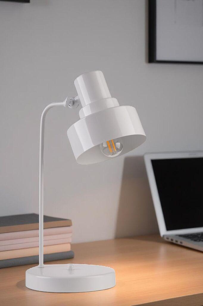 Opviq Stona lampa 8892-4, Bijela