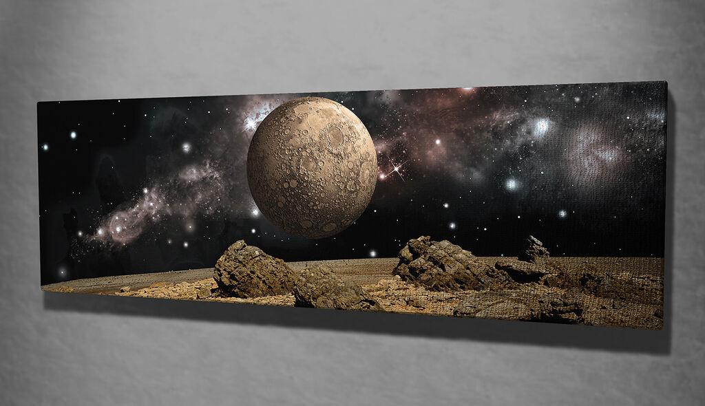 Wallity Dekorativna slika na platnu, 30x80cm, Šareno