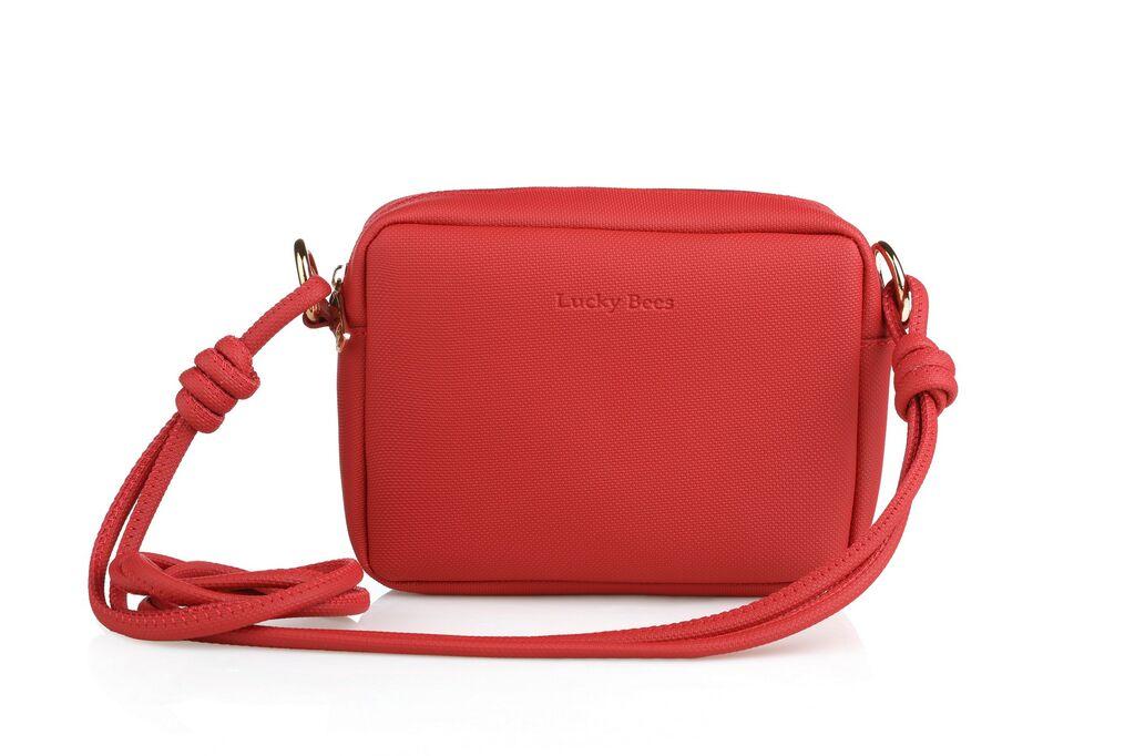 Ženska torba Lucky Bees 1269 v2, crvena