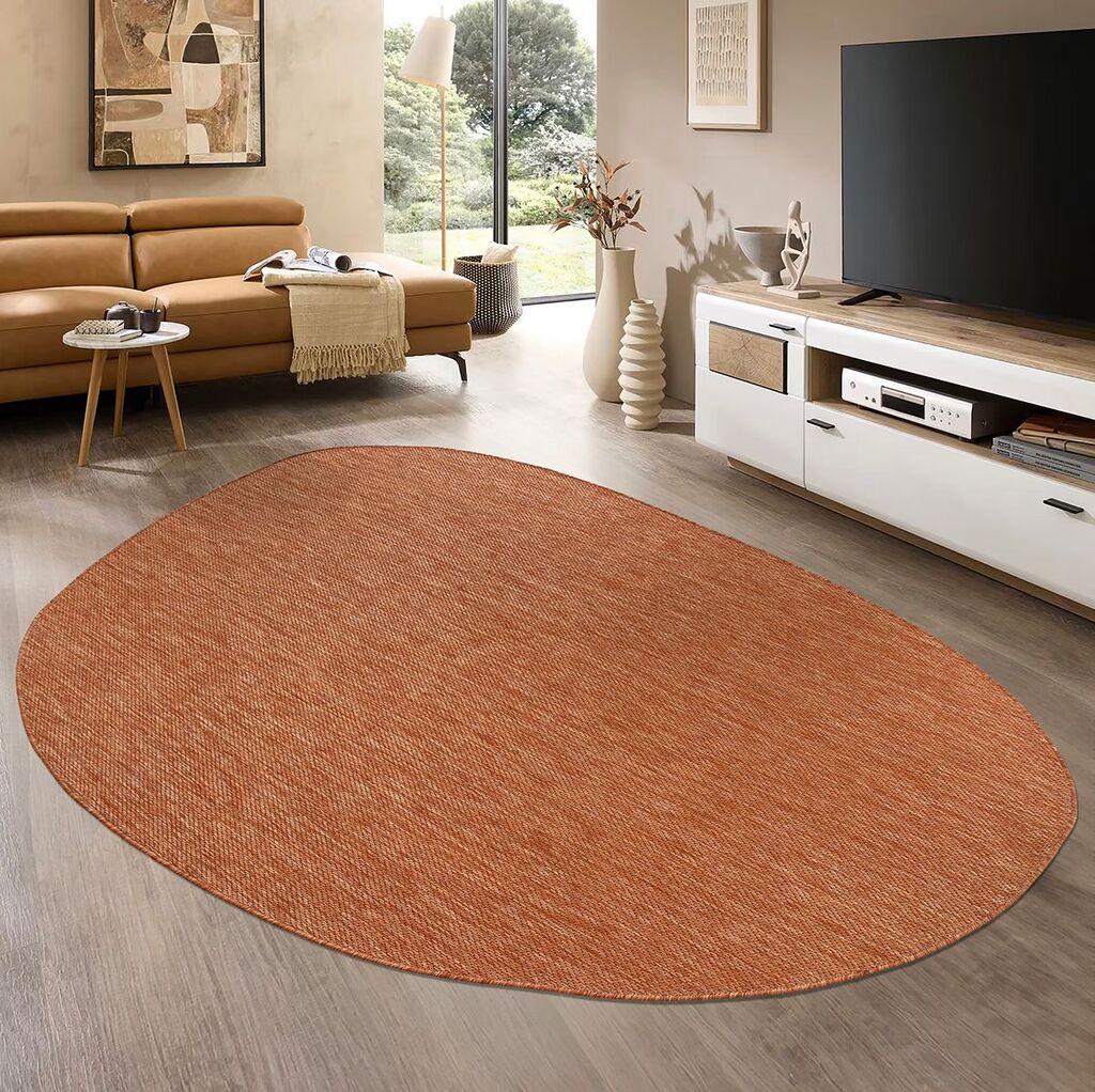 Conceptum Hypnose Carpet Theme 9038, Ovalan, 120 x 180 cm, Narandžasta
