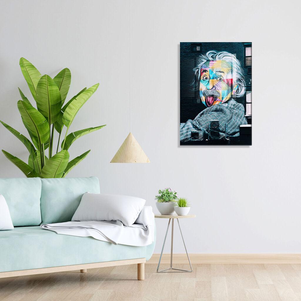 Wallity Dekorativna slika na kaljenom staklu, 70x100cm, Šarena
