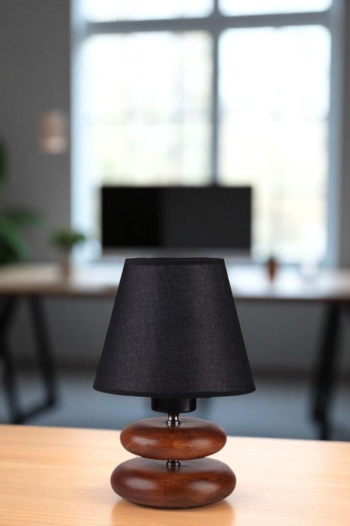 Opviq Mars stolna lampa, smeđe-crna