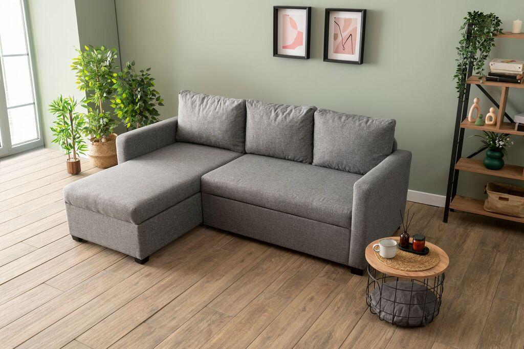 Atelier del Sofa Corner granit Kado, svijetlo siva